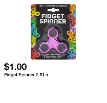 Five Below Fidget Spinner 2.91in offer