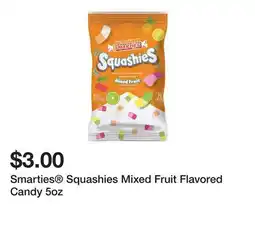 Five Below Smarties Squashies Mixed Fruit Flavored Candy 5oz offer