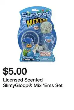 Five Below Licensed Scented SlimyGloop Mix 'Ems Set offer