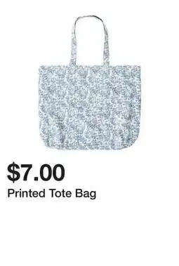 Five Below Printed Tote Bag offer