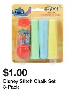 Five Below Disney Stitch Chalk Set 3-Pack offer