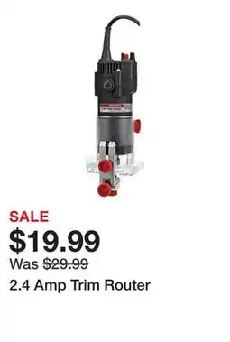 Harbor Freight Tools 2.4 Amp Trim Router offer