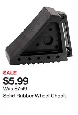 Harbor Freight Tools Solid Rubber Wheel Chock offer