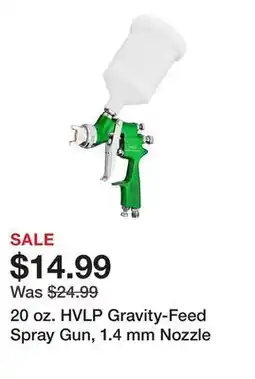 Harbor Freight Tools 20 oz. HVLP Gravity-Feed Spray Gun, 1.4 mm Nozzle offer