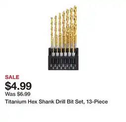 Harbor Freight Tools Titanium Hex Shank Drill Bit Set, 13-Piece offer