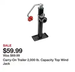 Tractor Supply Company Carry-On Trailer 2,000 lb. Capacity Top Wind Jack offer