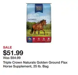 Tractor Supply Company Triple Crown Naturals Golden Ground Flax Horse Supplement, 25 lb. Bag offer