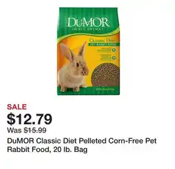 Tractor Supply Company DuMOR Classic Diet Pelleted Corn-Free Pet Rabbit Food, 20 lb. Bag offer