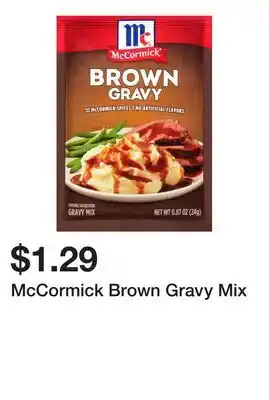 Wegmans McCormick Brown Gravy Mix offer