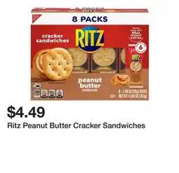 Wegmans Ritz Peanut Butter Cracker Sandwiches offer