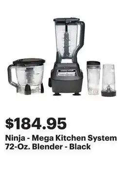 Best Buy Ninja - Mega Kitchen System 72-Oz. Blender - Black offer