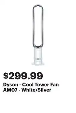 Best Buy Dyson - Cool Tower Fan AM07 - White/Silver offer