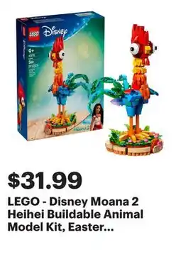 Best Buy LEGO - Disney Moana 2 Heihei Buildable Animal Model Kit, Easter Basket Gifts for Kids, 43272 offer