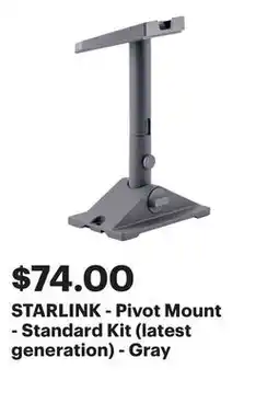 Best Buy STARLINK - Pivot Mount - Standard Kit (latest generation) - Gray offer
