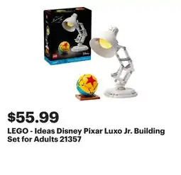 Best Buy LEGO - Ideas Disney Pixar Luxo Jr. Building Set for Adults 21357 offer