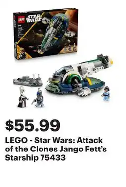 Best Buy LEGO - Star Wars: Attack of the Clones Jango Fett's Starship 75433 offer