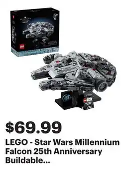 Best Buy LEGO - Star Wars Millennium Falcon 25th Anniversary Buildable Starship Model 75375 - Multi offer