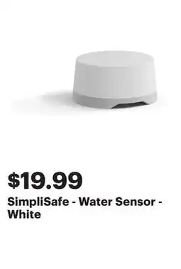 Best Buy SimpliSafe - Water Sensor - White offer