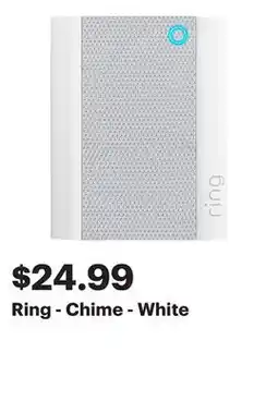 Best Buy Ring - Chime - White offer