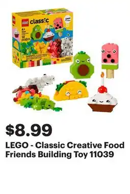Best Buy LEGO - Classic Creative Food Friends Building Toy 11039 offer