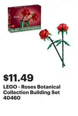 Best Buy LEGO - Roses Botanical Collection Building Set 40460 offer