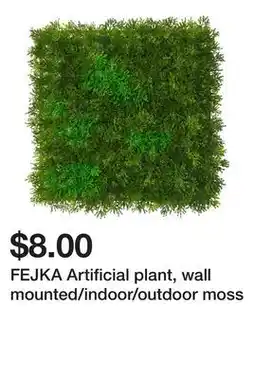 Ikea FEJKA Artificial plant, wall mounted/indoor/outdoor moss offer