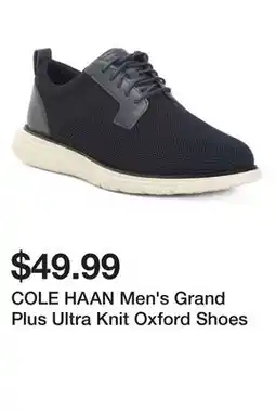 Marshalls COLE HAAN Men's Grand Plus Ultra Knit Oxford Shoes offer