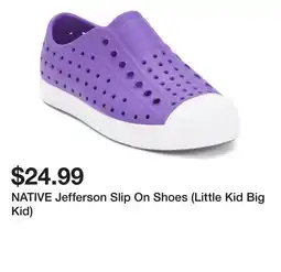 Marshalls NATIVE Jefferson Slip On Shoes (Little Kid Big Kid) offer