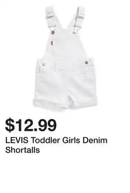 Marshalls LEVIS Toddler Girls Denim Shortalls offer