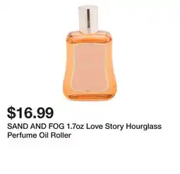 Marshalls SAND AND FOG 1.7oz Love Story Hourglass Perfume Oil Roller offer