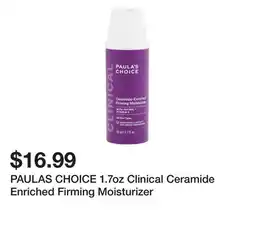 Marshalls PAULAS CHOICE 1.7oz Clinical Ceramide Enriched Firming Moisturizer offer