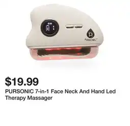 Marshalls PURSONIC 7-in-1 Face Neck And Hand Led Therapy Massager offer