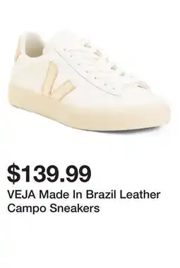 Marshalls VEJA Made In Brazil Leather Campo Sneakers offer