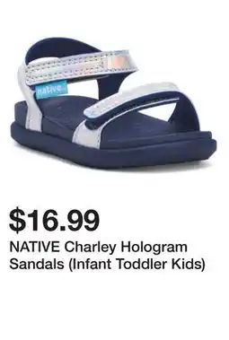 Marshalls NATIVE Charley Hologram Sandals (Infant Toddler Kids) offer