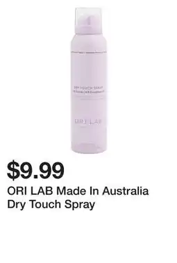 Marshalls ORI LAB Made In Australia Dry Touch Spray offer