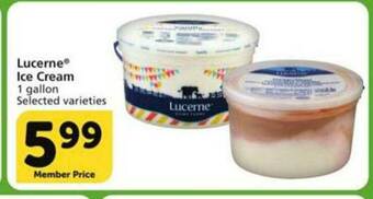 Vons Lucerne Ice Cream offer