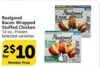 Vons Realgood Bacon Wrapped Stuffed Chicken offer