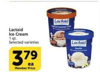 Vons Lactaid Ice Cream offer