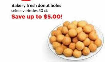 Hy-Vee Bakery Fresh Donut Holes offer