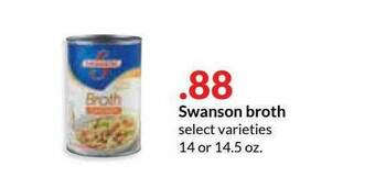 Hy-Vee Swanson Broth offer