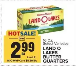 Food Lion Land O Lakes Butter Quarters offer