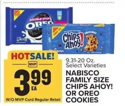 Food Lion Nabisco Family Size Chips Ahoy or Oreo Cookies offer