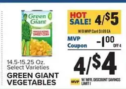 Food Lion Green Giant Vegetables offer