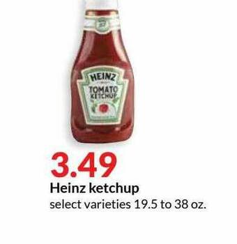 Hy-Vee Heinz Ketchup offer