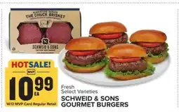 Food Lion SCHWEID & SONS GOURMET BURGERS offer