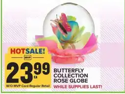 Food Lion BUTTERFLY COLLECTION ROSE GLOBE offer