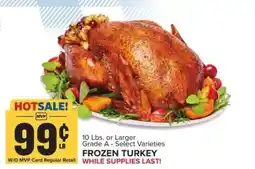 Food Lion Frozen Turkey offer