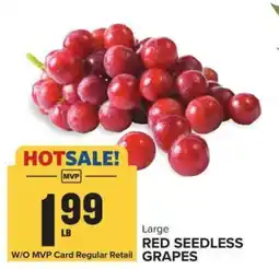 Food Lion Large Red Seedless Grapes offer