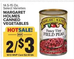 Food Lion Margaret Holmes Canned Vegetables offer