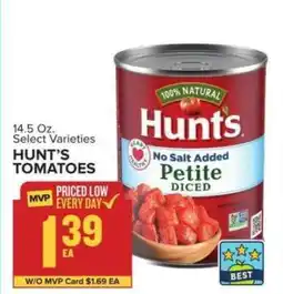 Food Lion Hunt's Tomatoes offer